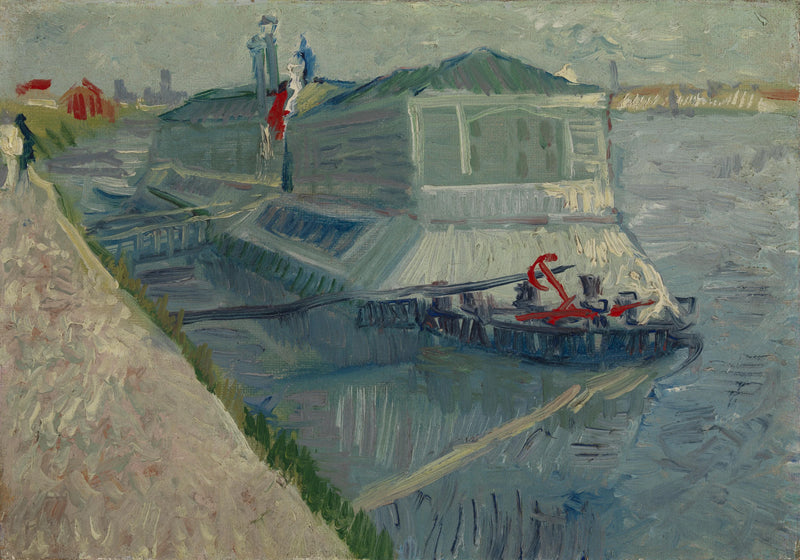Le Bateau-blanchisserie sur la Seine, F311 – Van Gogh