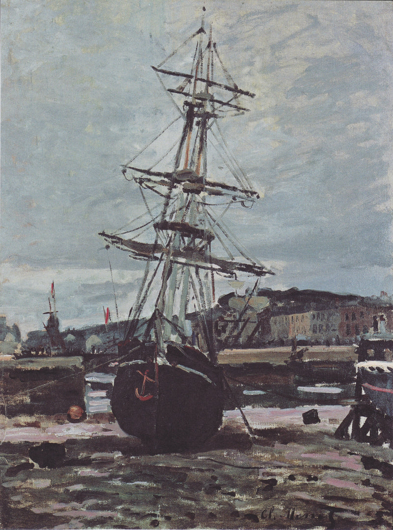 Bateau échoué à Fécamp W118 – Claude Monet