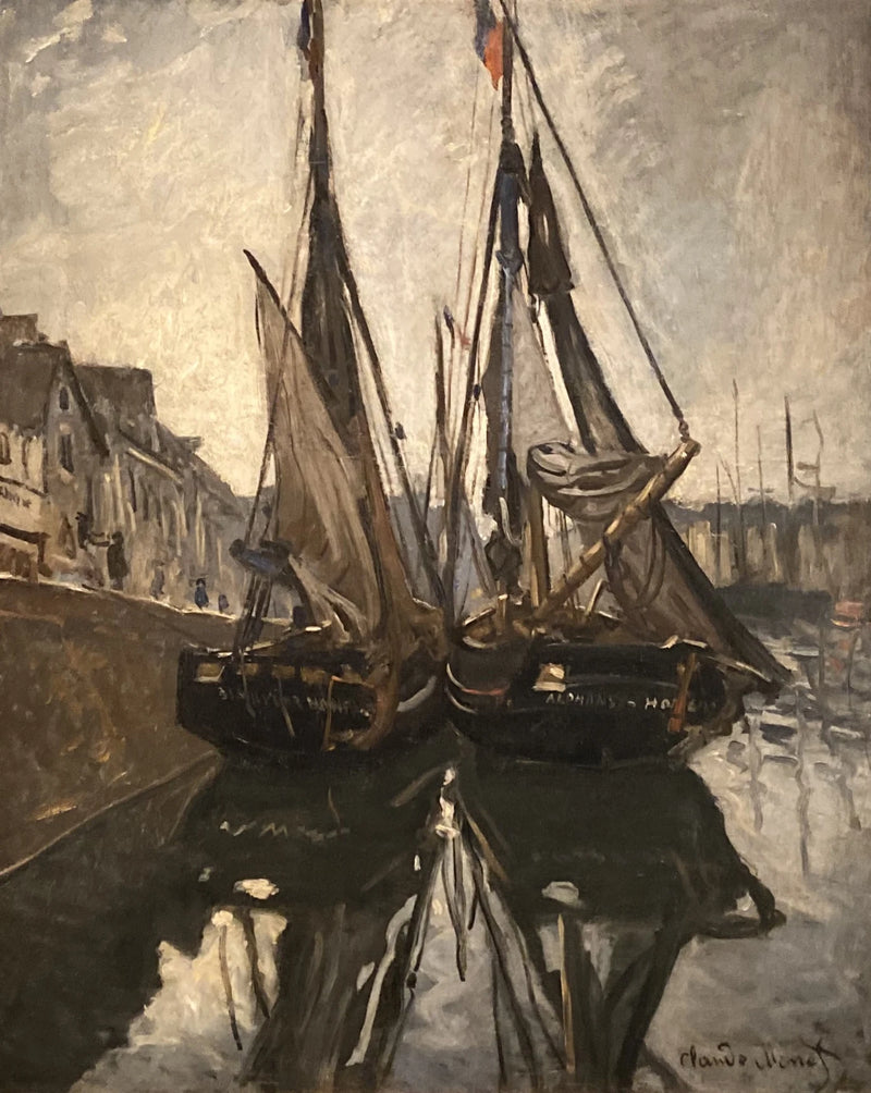 Bateau de pêche à Honfleur W116 – Claude Monet