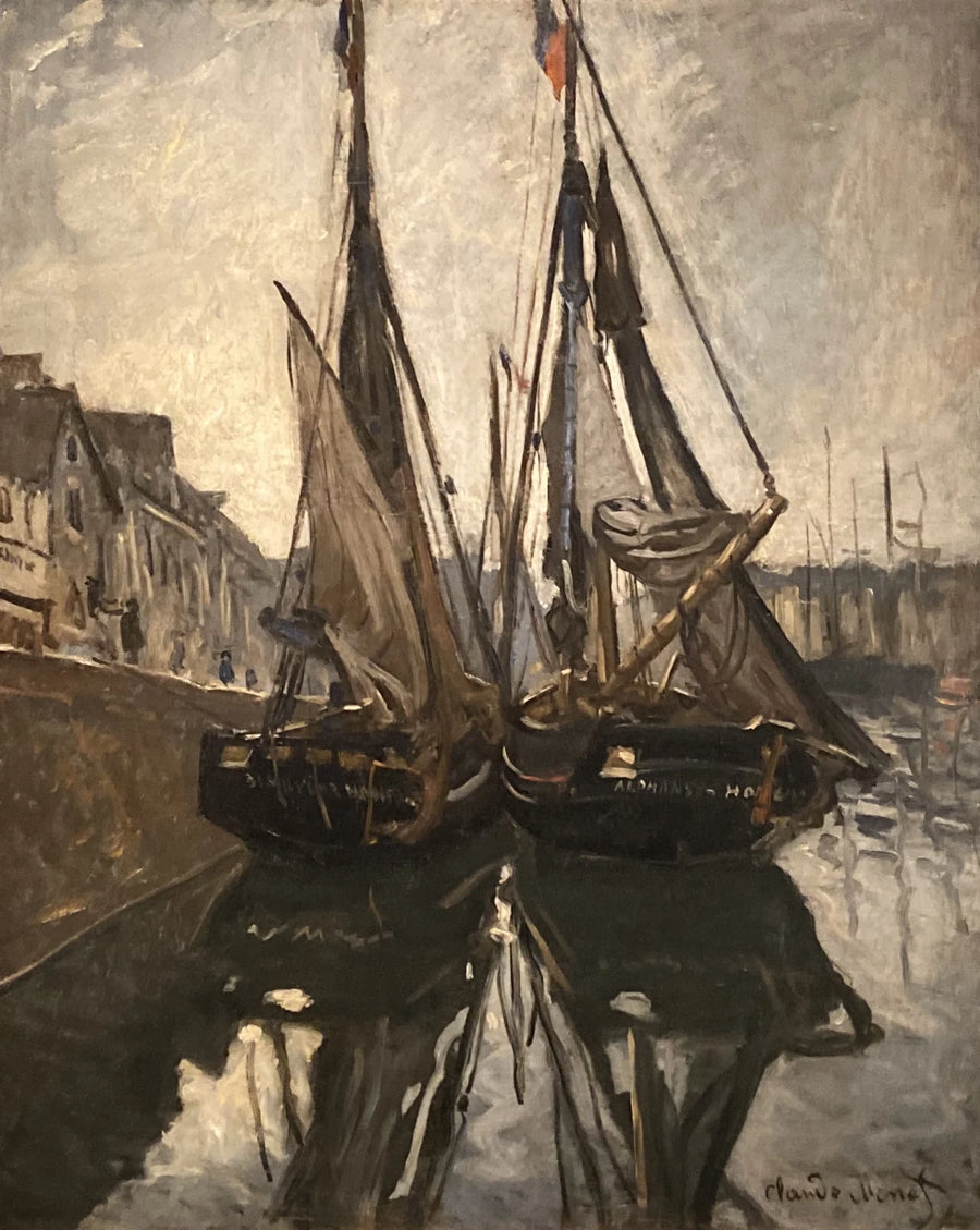 Bateau de pêche à Honfleur W116 – Claude Monet