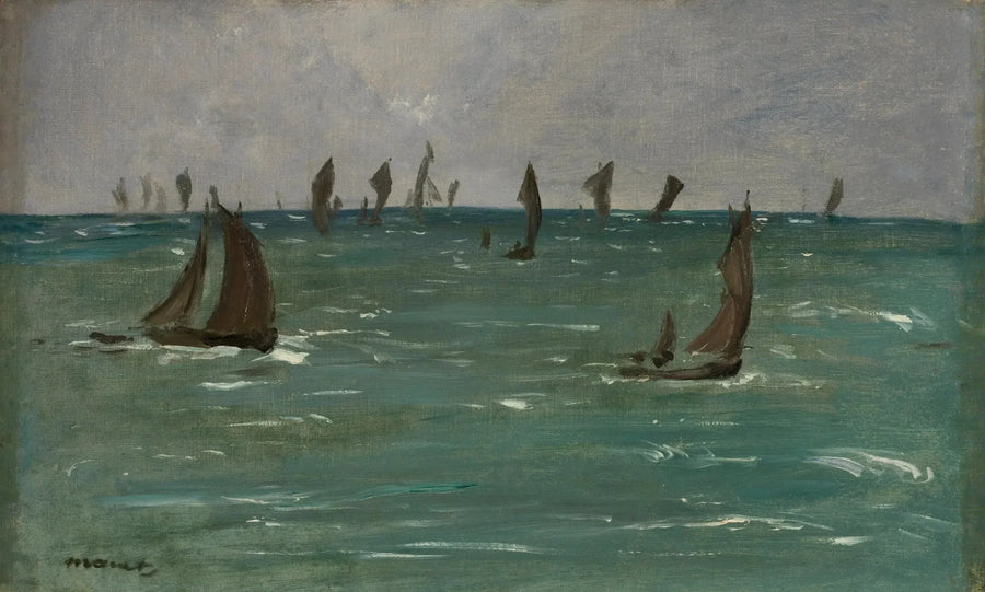 Bateaux à Berck-sur-Mer - Édouard Manet
