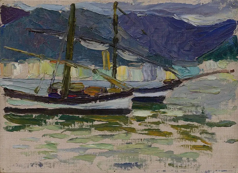 Bateaux de pêche, Sestri - Vassily Kandinsky