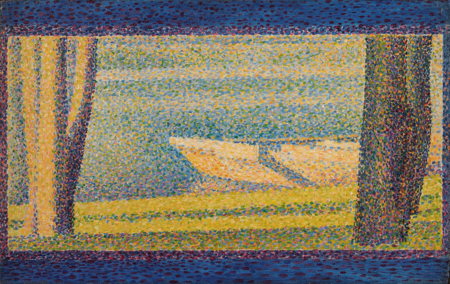 Bateaux et arbres amarrés - Georges Seurat
