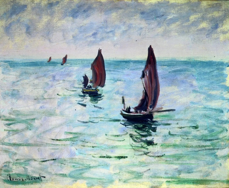 Bateaux de pêche W1026 – Claude Monet