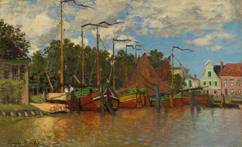 Bateaux à Zaandam W189 – Claude Monet