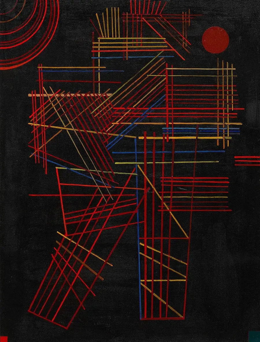 Bâtons colorés - Vassily Kandinsky