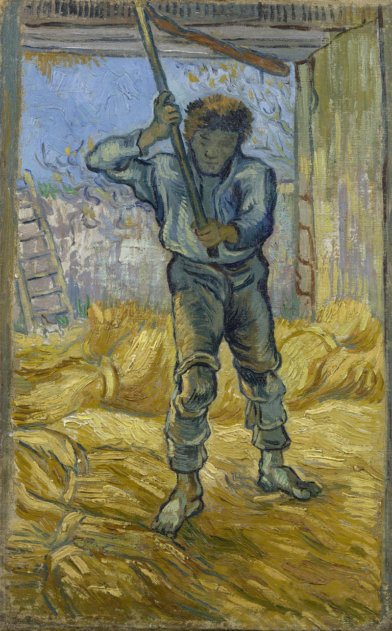Le Batteur d’après Millet, F692 – Vincent van Gogh