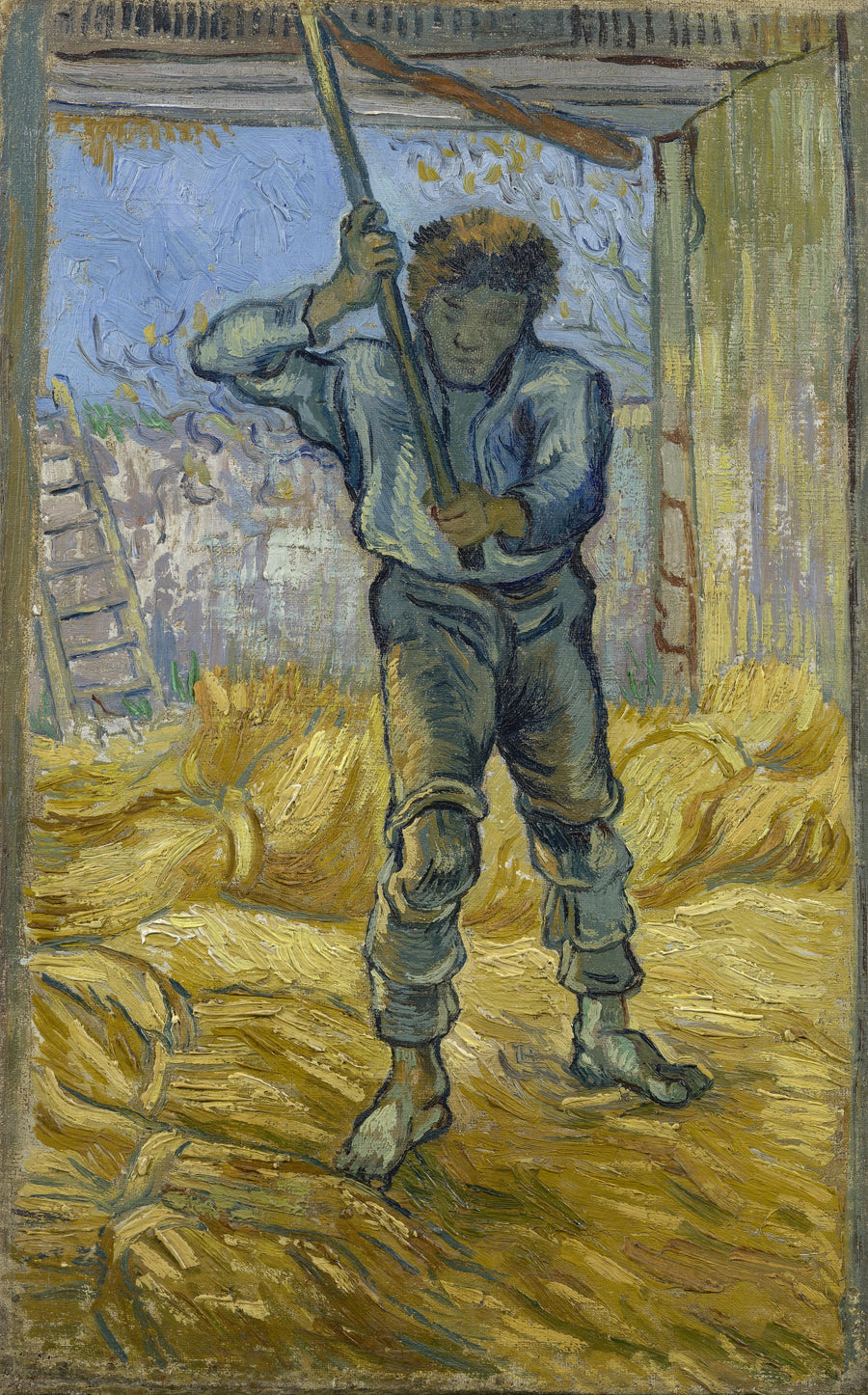 Le Batteur d’après Millet, F692 – Vincent van Gogh