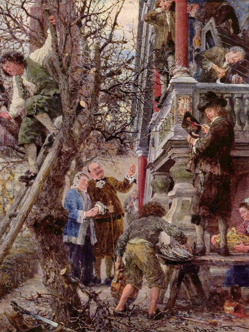 Beati Possidentes (Bienheureux ceux qui ont) - Adolph von Menzel