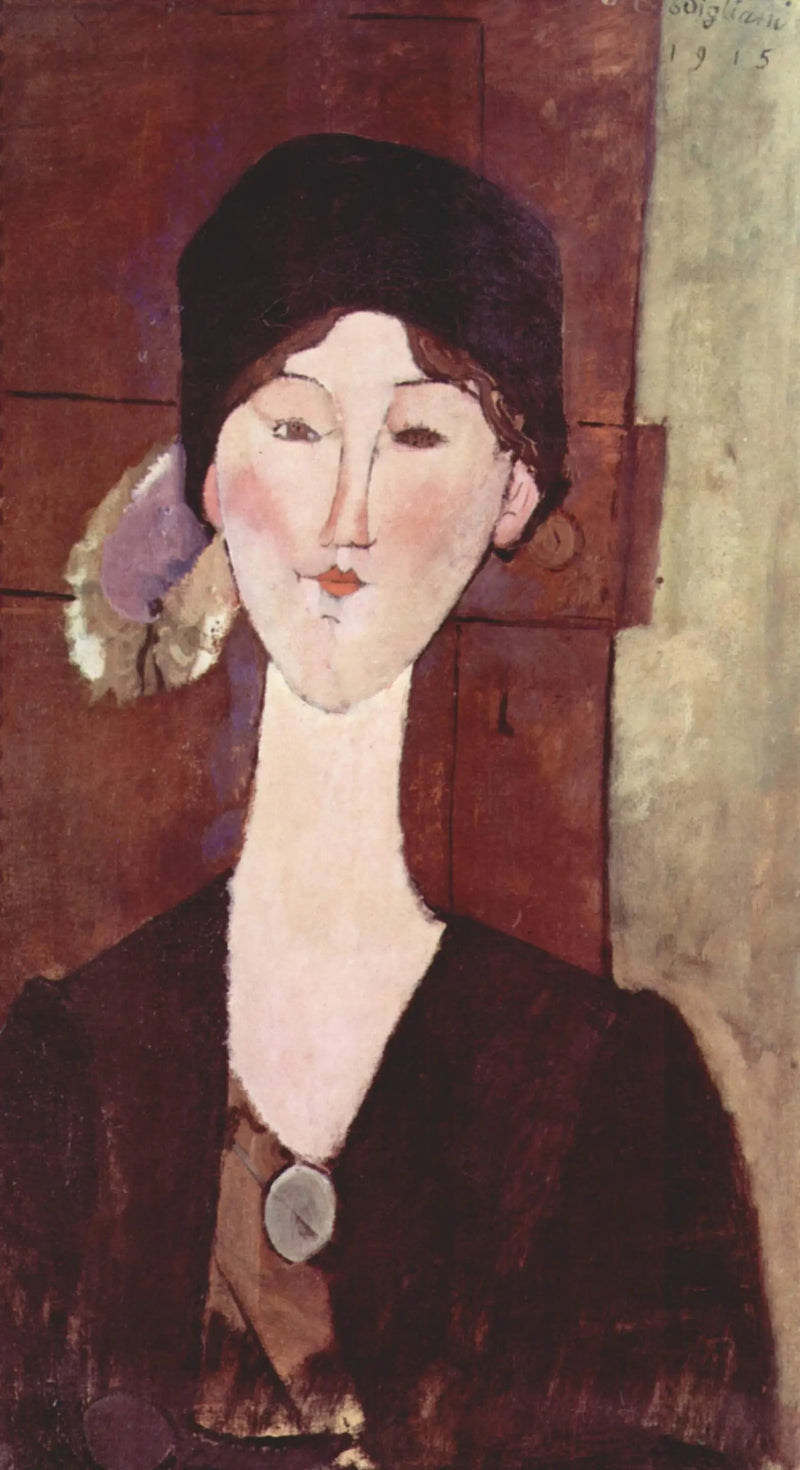 Beatrice Hastings devant une porte - Amedeo Modigliani