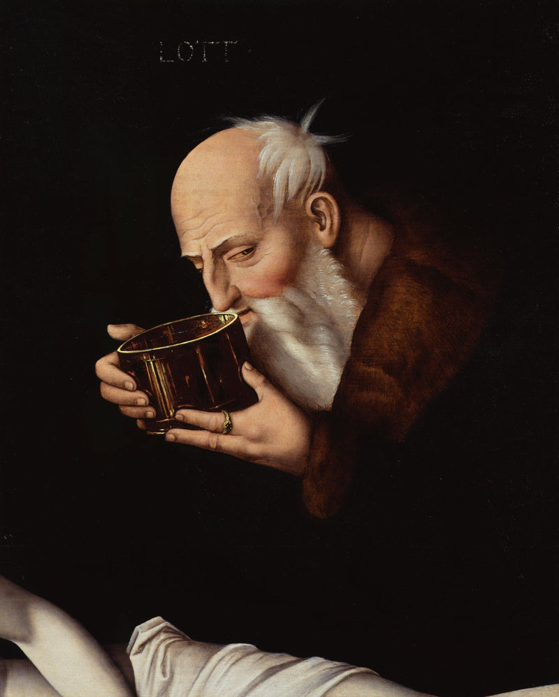 Beaucoup d'alcool (fragment de Berlin) - Hans Baldung Grien