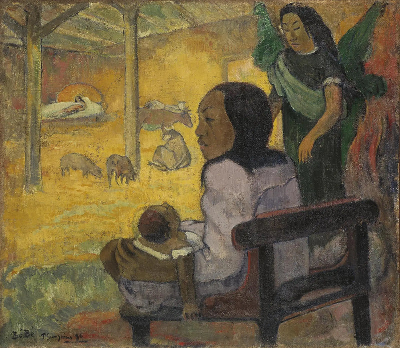 Bébé, ou Naissance du Christ à la tahitienne - Paul Gauguin