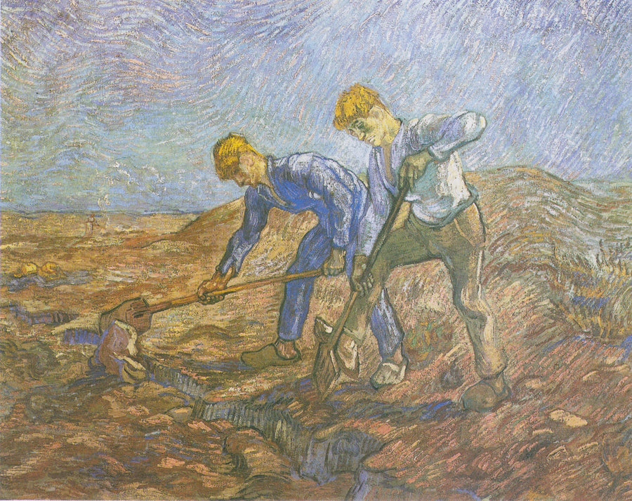 Les Bêcheurs d’après Millet, F648 – Vincent van Gogh