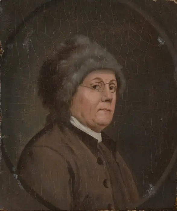 Benjamin Franklin (1706-1790) M.A. (hon.) 1763 - John Trumbull - Alpha Reproduction