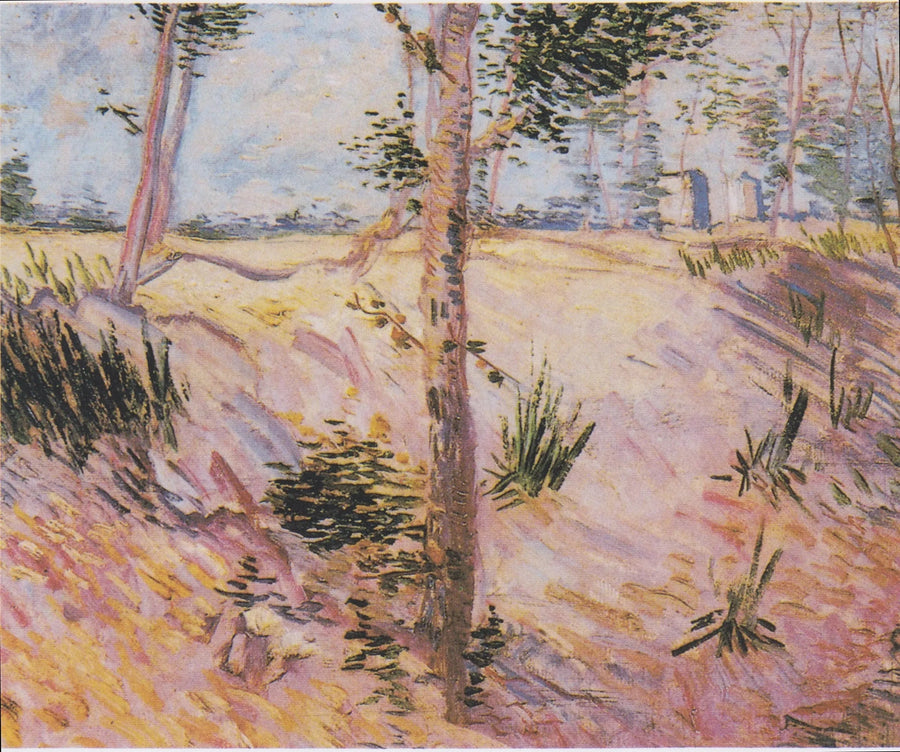 La Berge avec des arbres, F291 – Van Gogh