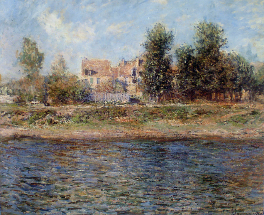 La Berge de la Seine à Lavacourt W615 – Claude Monet