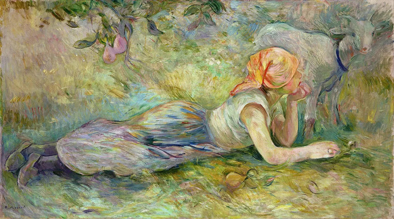 Bergère couchée - Berthe Morisot