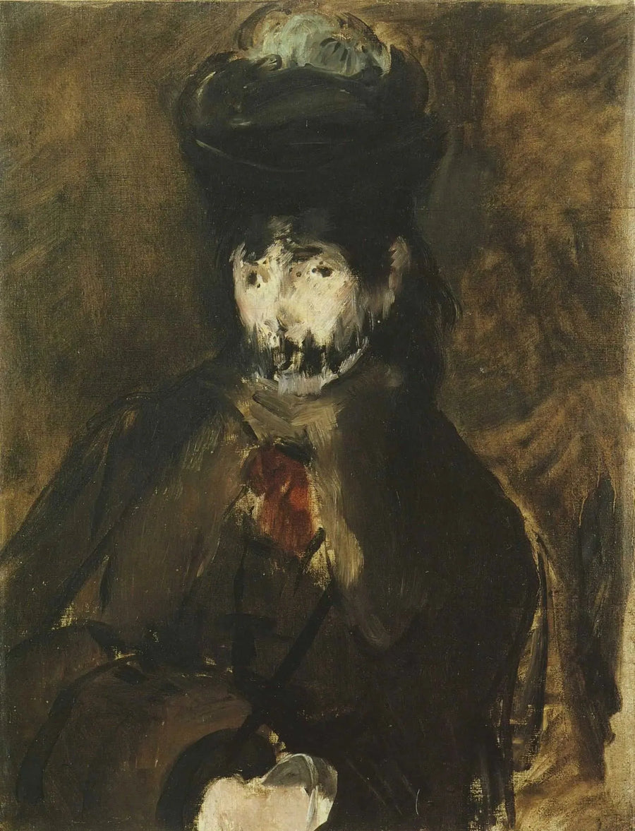 Berthe Morisot à la voilette - Édouard Manet
