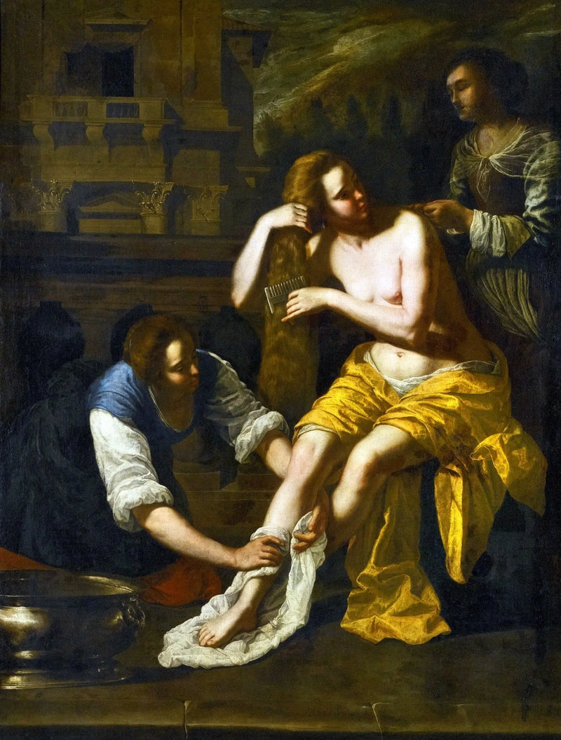 Bethsabée au bain - Artemisia Gentileschi