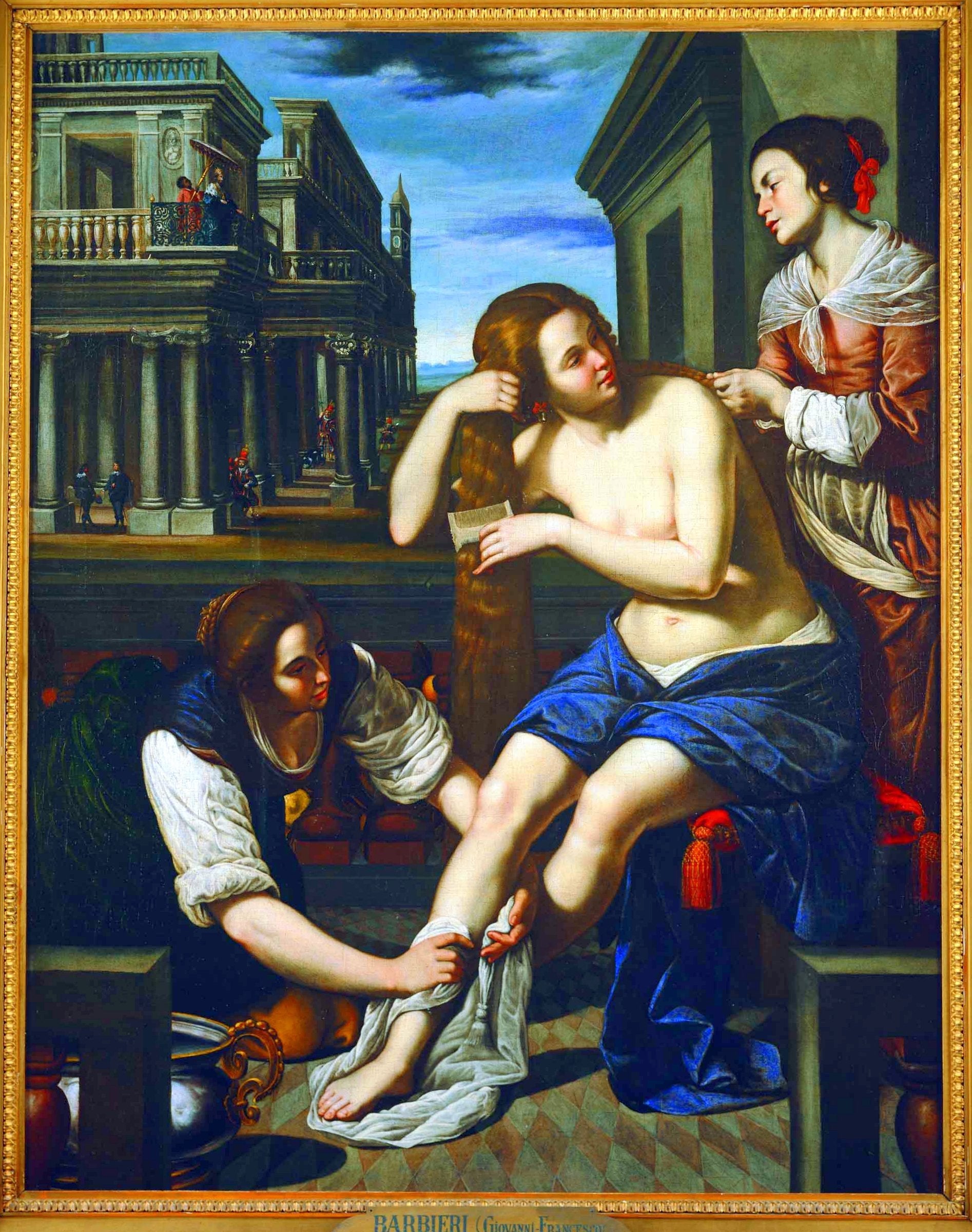Bethsabée au bain - Artemisia Gentileschi