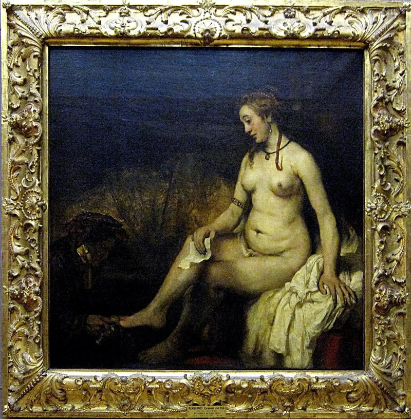 Bethsabée au bain locataire la lettre de David - Rembrandt