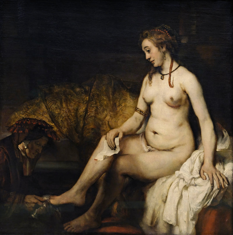 Bethsabée au bain tenant la lettre du roi David – Rembrandt