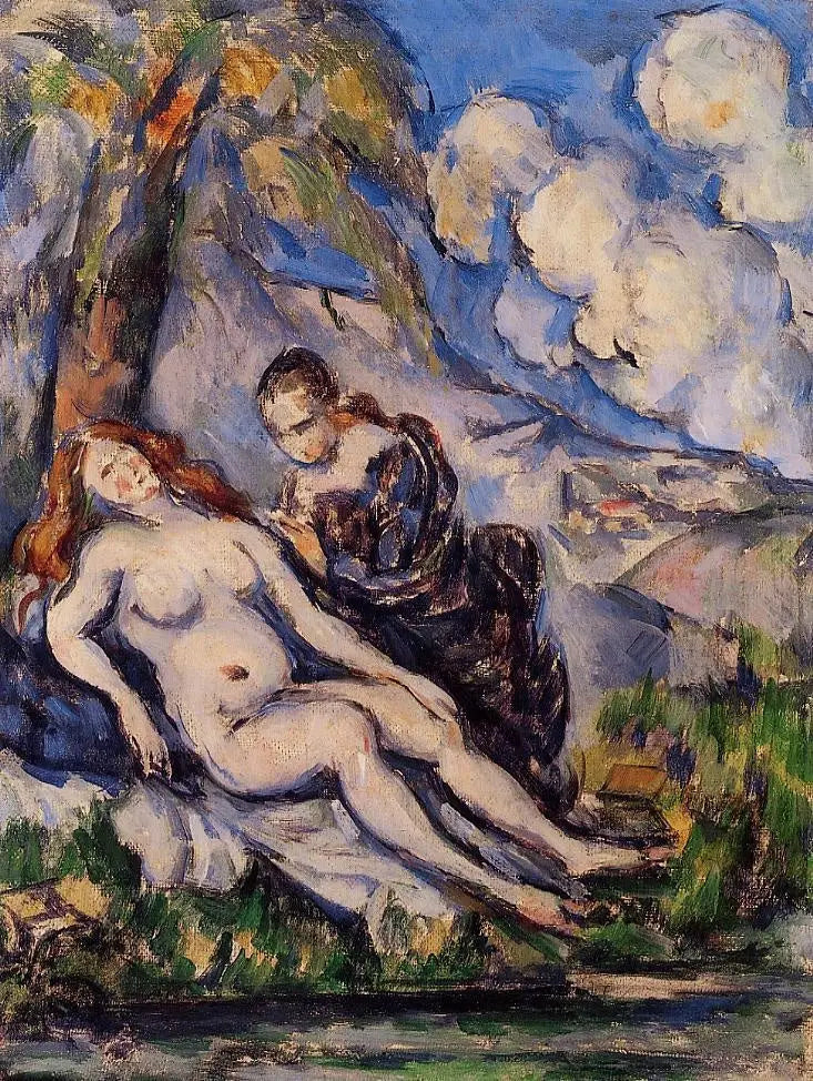 Bethsabée, ou la chaste Suzanne - Paul Cézanne image 1 copie peinte à la main à l’huile
