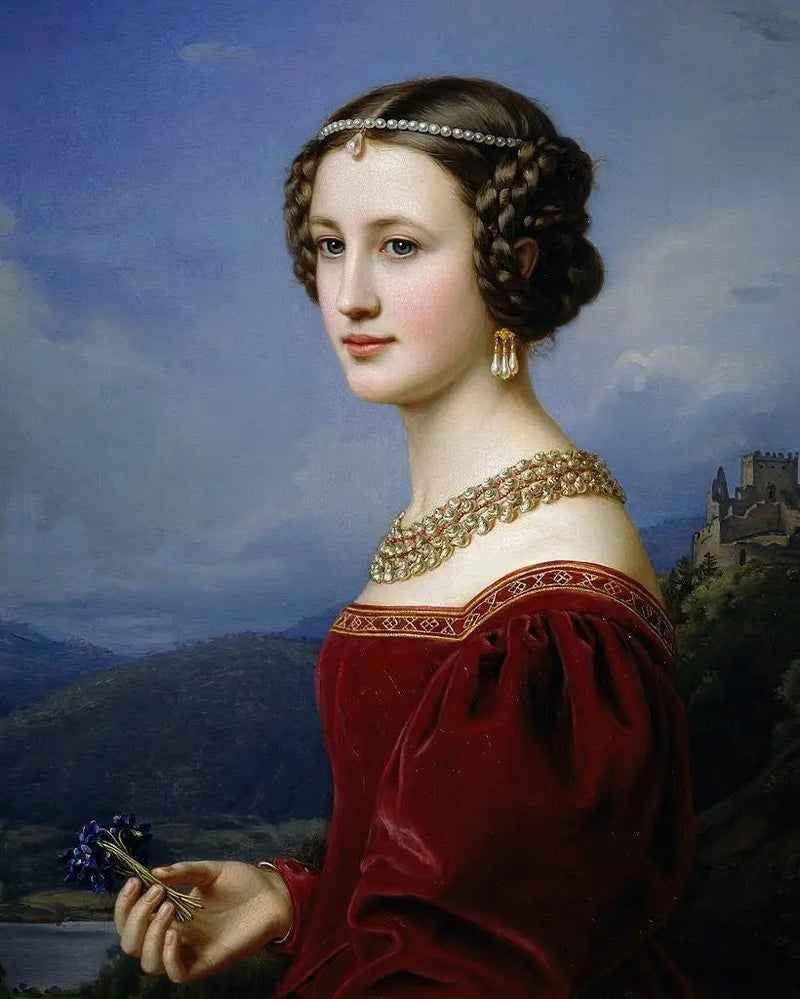 Bildnis der Antonietta Cornelia Vetterlein - Joseph Karl Stieler