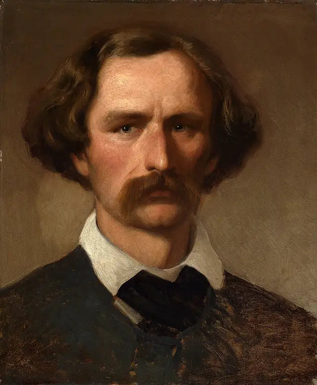 Bildnis des Malers Carl Friedrich Lessing - Emanuel Leutze