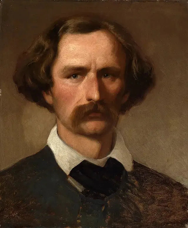 Bildnis des Malers Carl Friedrich Lessing - Emanuel Leutze