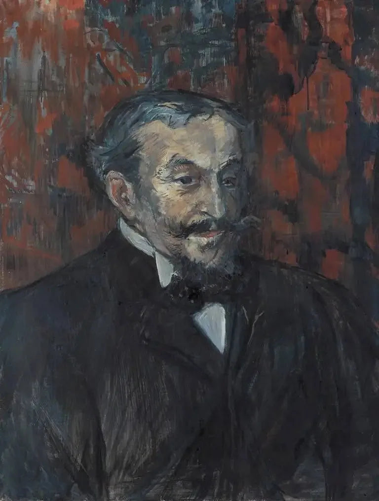 Bildnis eines Herrn (Georges de Villéchenon) - Henri de Toulouse-Lautrec