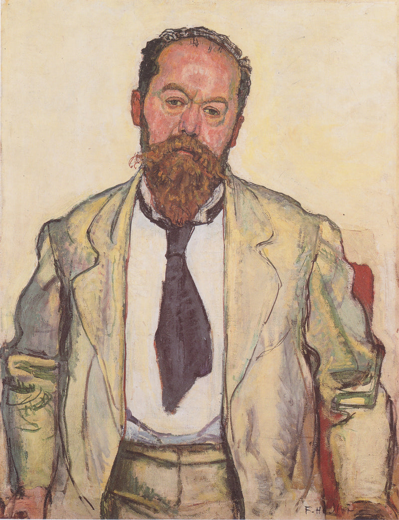 Bildnis Mathias Morhardt - Ferdinand Hodler