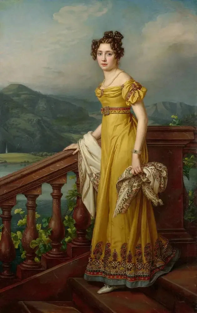 Bildnis Prinzessin Amalie - Joseph Karl Stieler image 1 reproduction artisanale de tableau