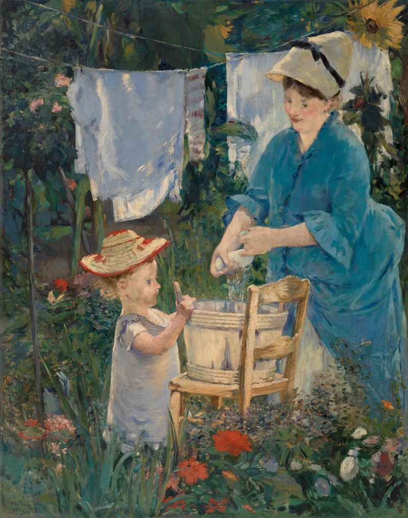 Blanchisserie (Le Linge) - Édouard Manet