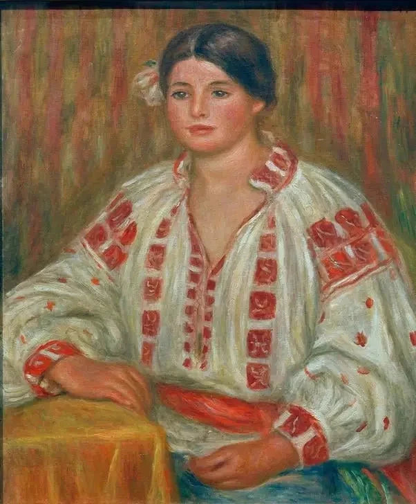 La Blouse bulgare, vers 1910 – Pierre-Auguste Renoir