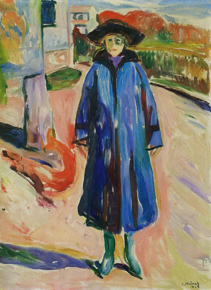 Blouson bleu au soleil - Edvard Munch