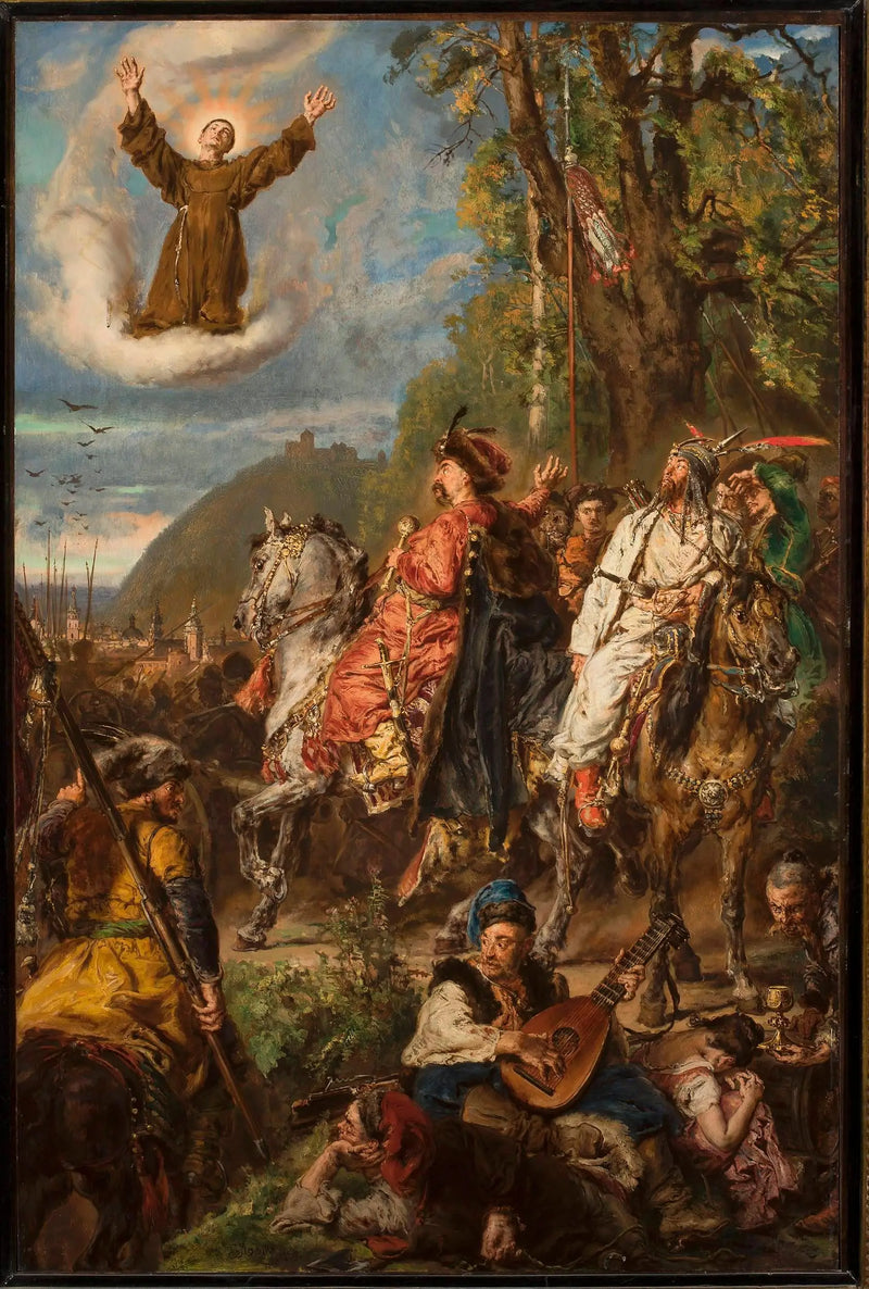 Bohdan Khmelnitski avec Tugay Bey près de Lvov. - Jan Matejko