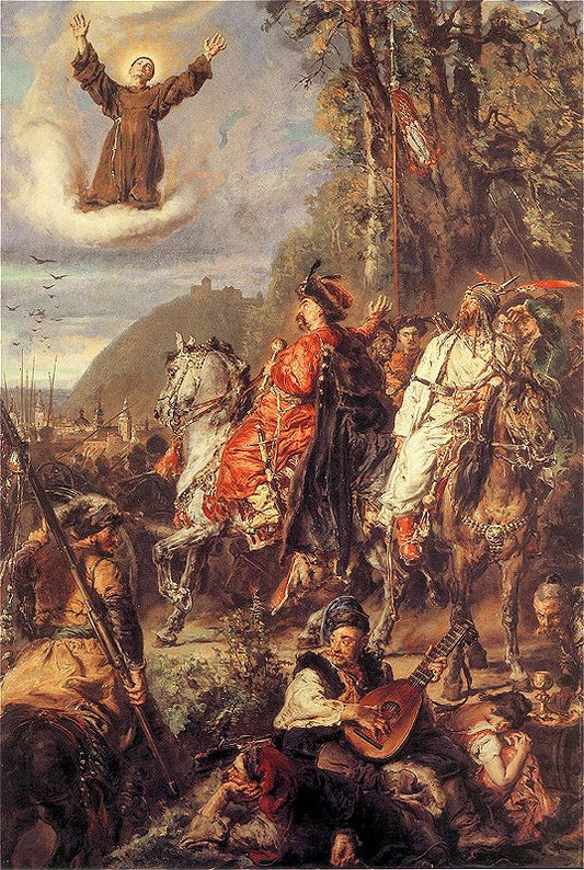 Bohdan Khmelnytsky with Tugai Bey near Lviv - Jan Matejko - Reproductions de tableaux et peintures haut de gamme