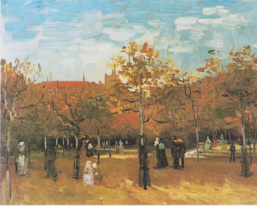 Le Bois de Boulogne avec des passants, F225 – Van Gogh