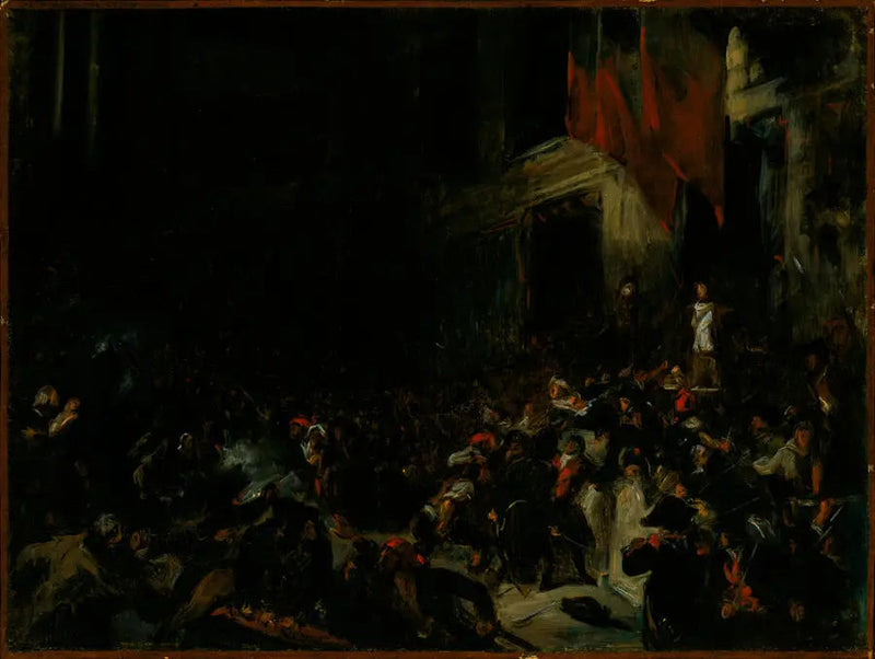 Boissy d'Anglas à la Convention - Eugène Delacroix