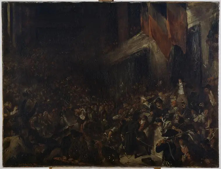 Boissy d'Anglas à la Convention - Eugène Delacroix