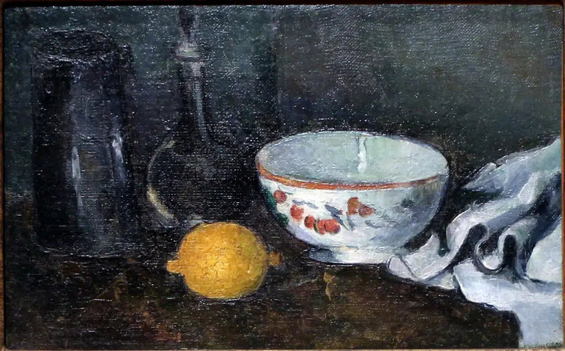 Boîte à lait et citron, I - Paul Cézanne