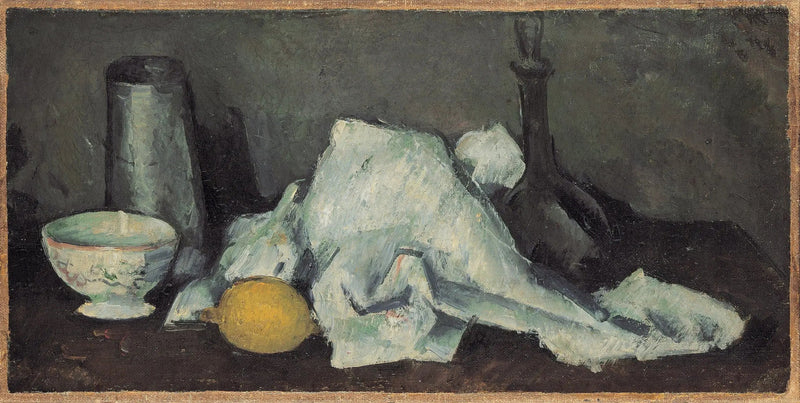 Boîte à lait et citron, II - Paul Cézanne