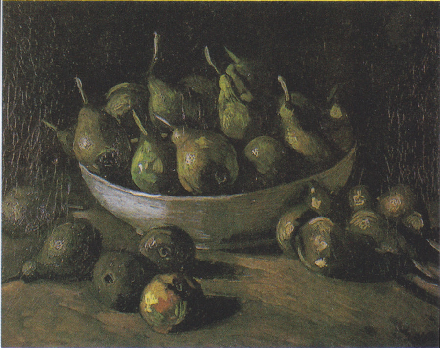 Nature morte au bol de pierre et aux poires, F105 – Vincent van Gogh