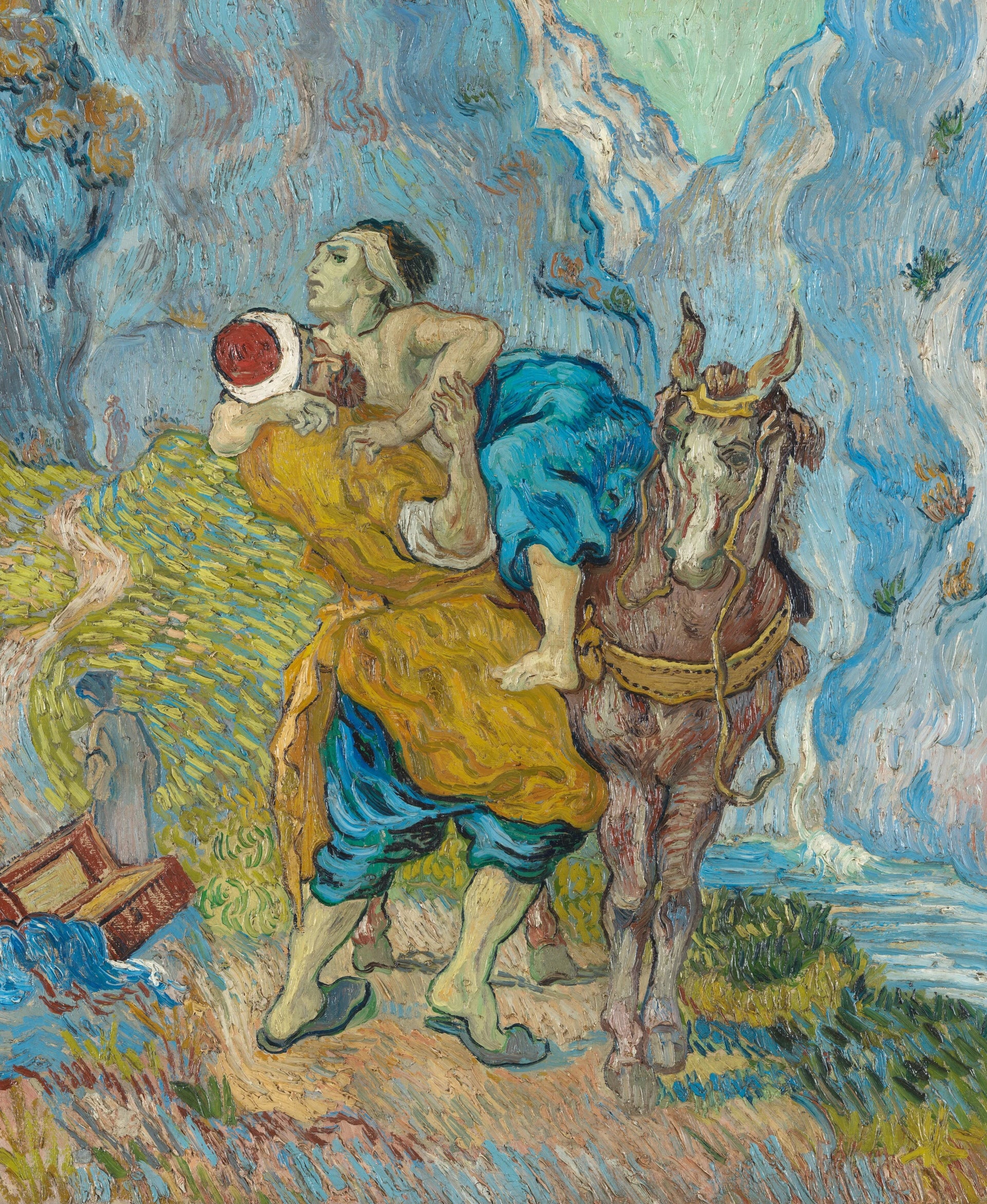Le Bon Samaritain d’après Delacroix, peinture de Vincent van Gogh réalisée en mai 1890