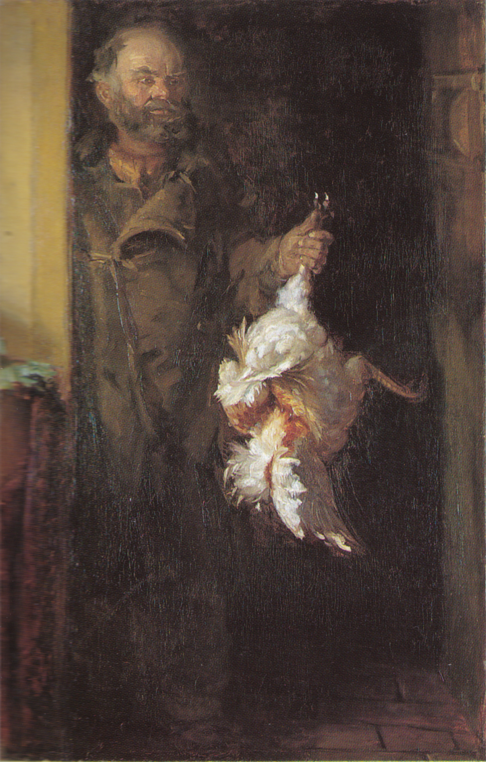Bonatzi avec le coq - Anna Ancher - Alpha Reproduction