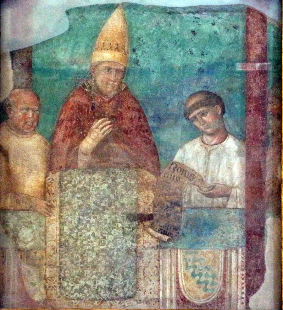 Boniface VIII proclame le jubilé de 1300 - Giotto