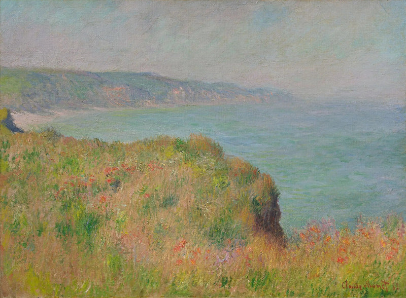 Bord de la falaise à Pourville - Claude Monet