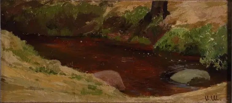 bord de la rivière - Ivan Chichkine