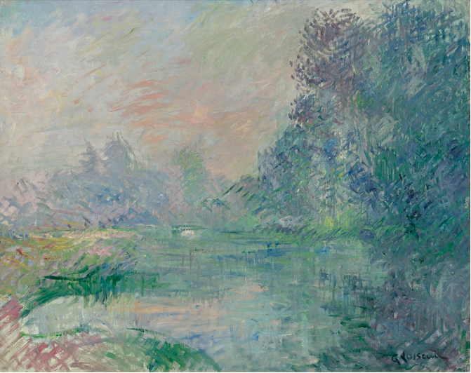 BORD DE L'EURE, EFFET DU MATIN - Gustave Loiseau